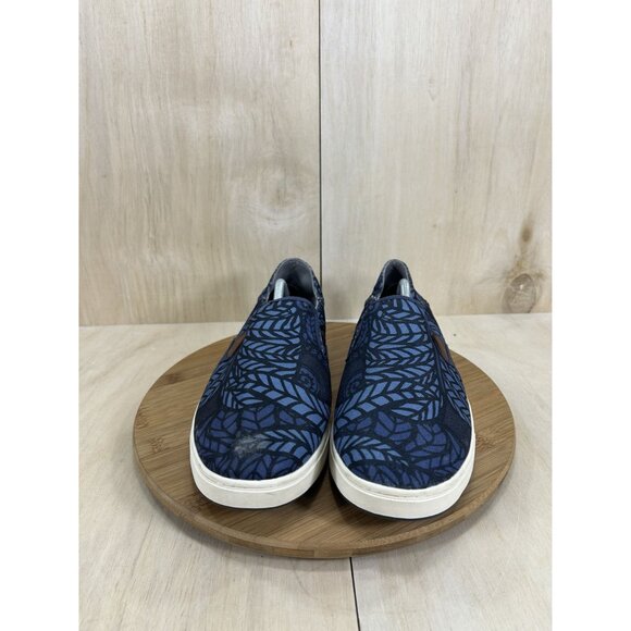 Olukai Kahu PowWow Blue Canvas Slip On Casual Shoes Mens Size 13 - Picture 2 of 8